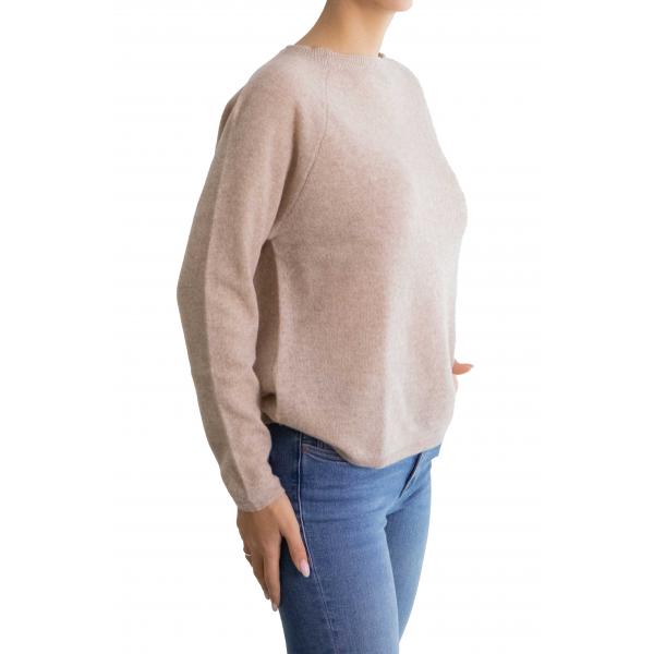 Maglia pura lana a barca  tinta unita 